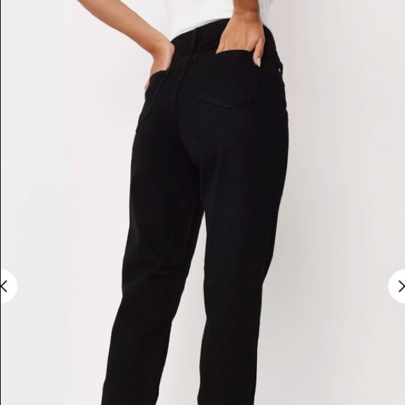 Black riot high waisted mom jean - Picture 2 of 7